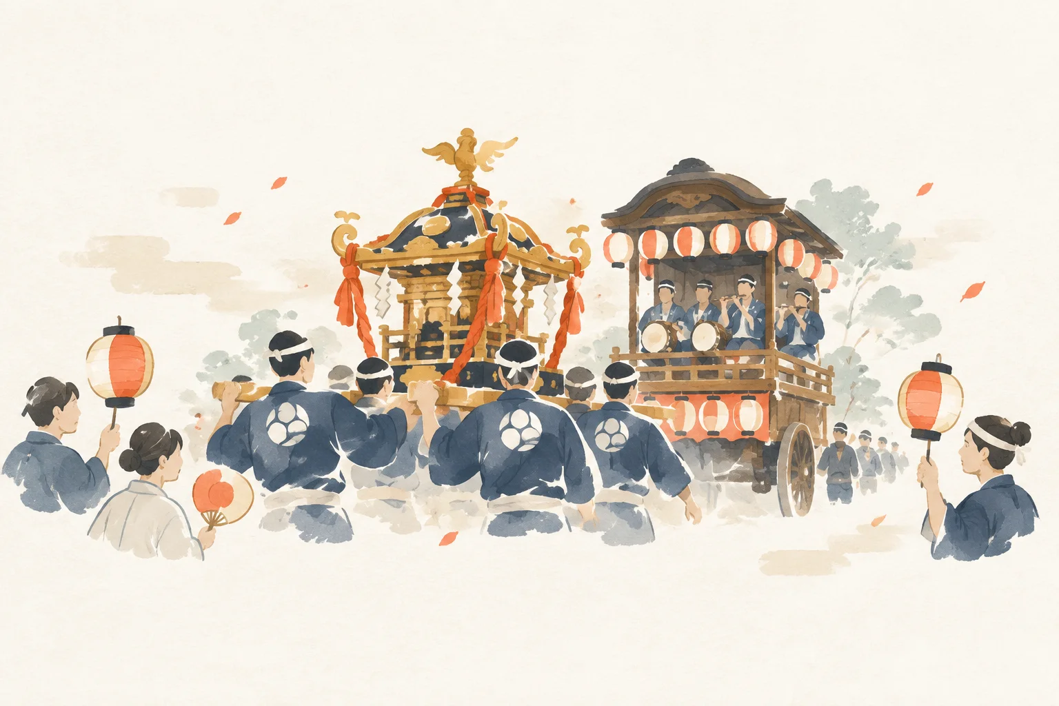 以金子神社祭禮為主題的祭典意象