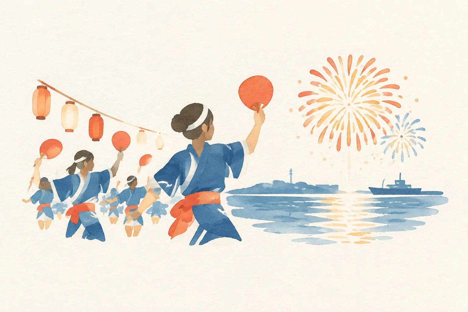 A festival-themed image of Kisarazu Port Festival