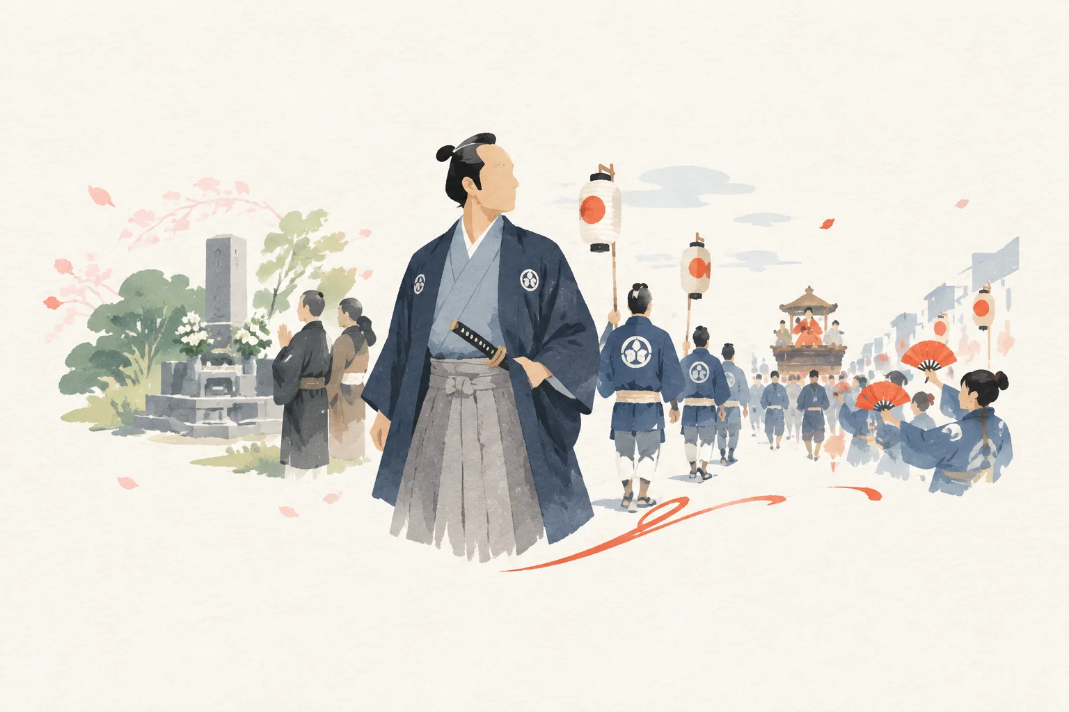 大岡越前祭をテーマにした祭りのイメージ