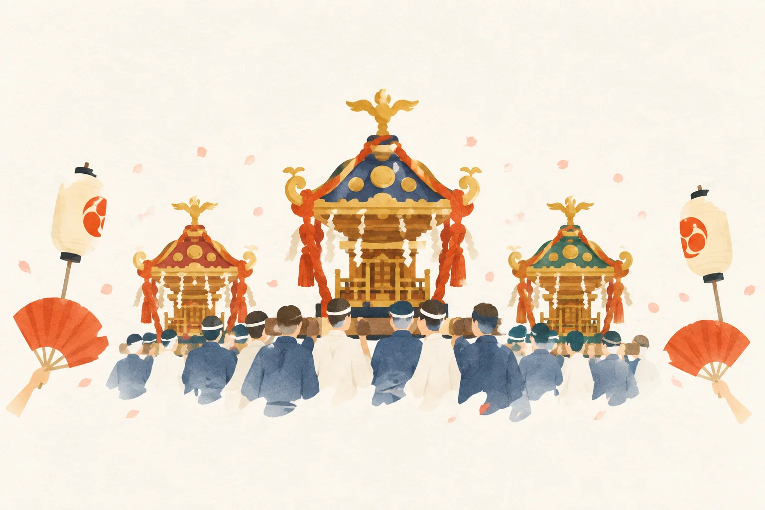 かなまら祭をテーマにした祭りのイメージ