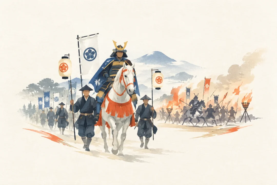 謙信公祭をテーマにした祭りのイメージ