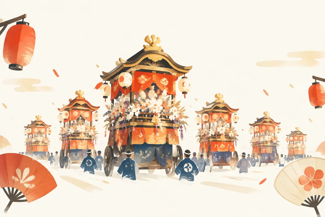 しばた台輪をテーマにした祭りのイメージ