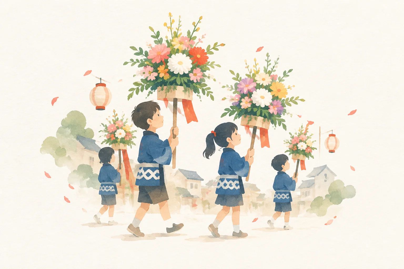 Festival image inspired by the Hanayama event