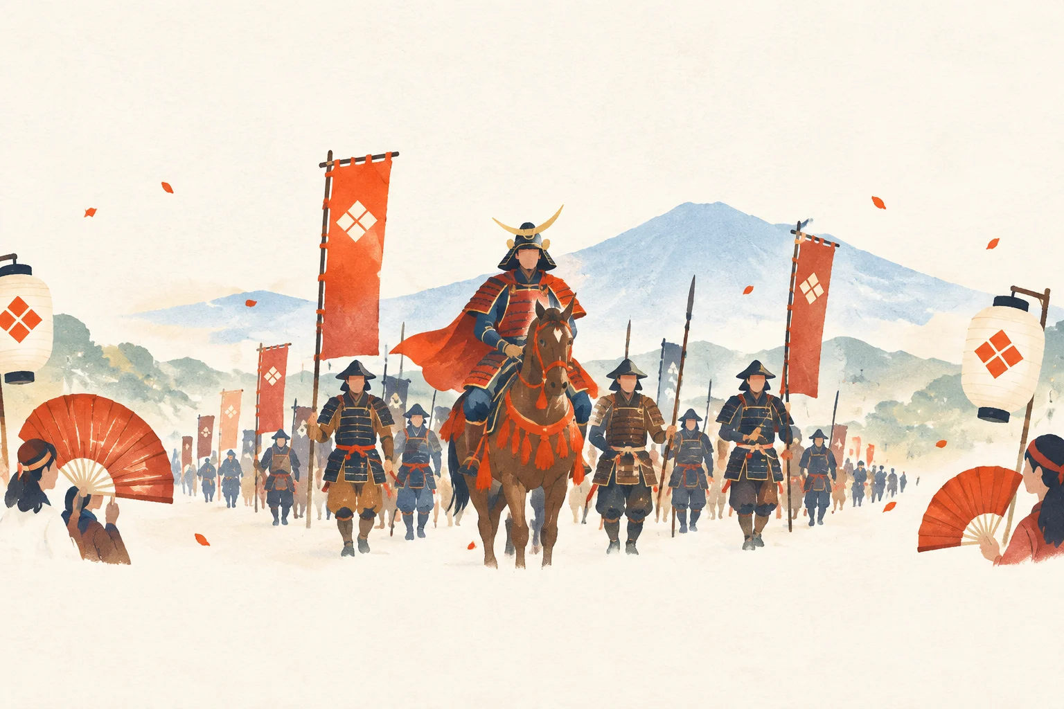 以信玄公祭为主题的祭典意象