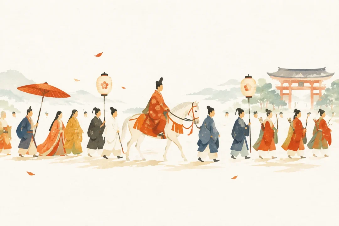 時代祭をテーマにした祭りのイメージ