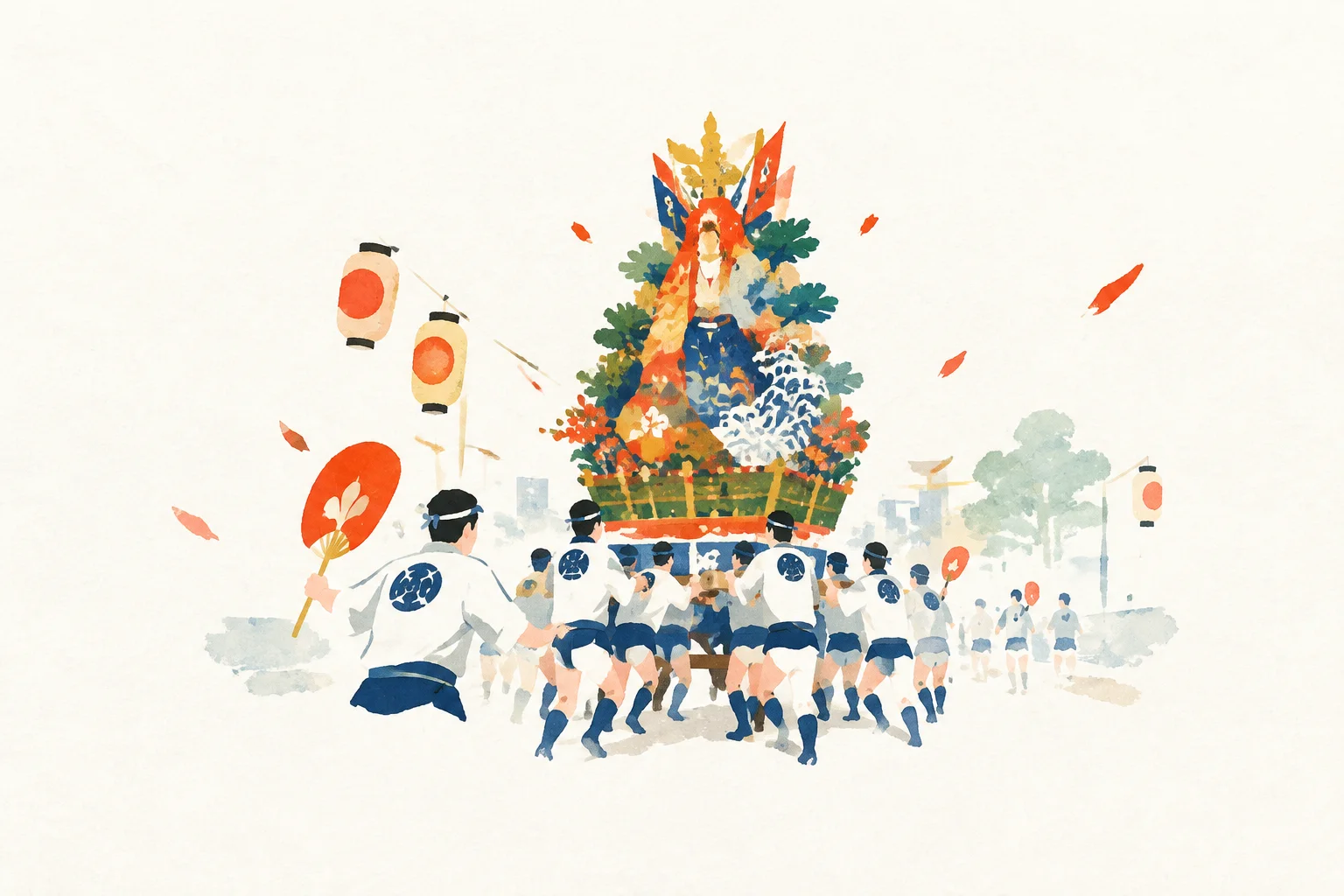 An image of the Hakata Gion Yamakasa festival