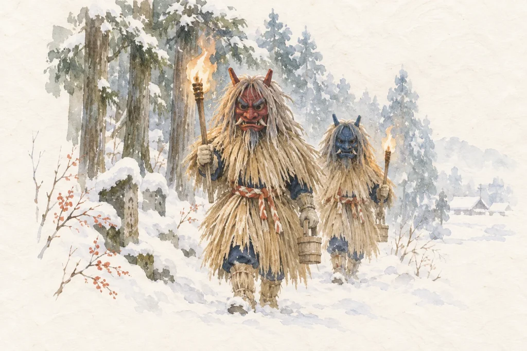 Details of the Namahage Sedo Festival story