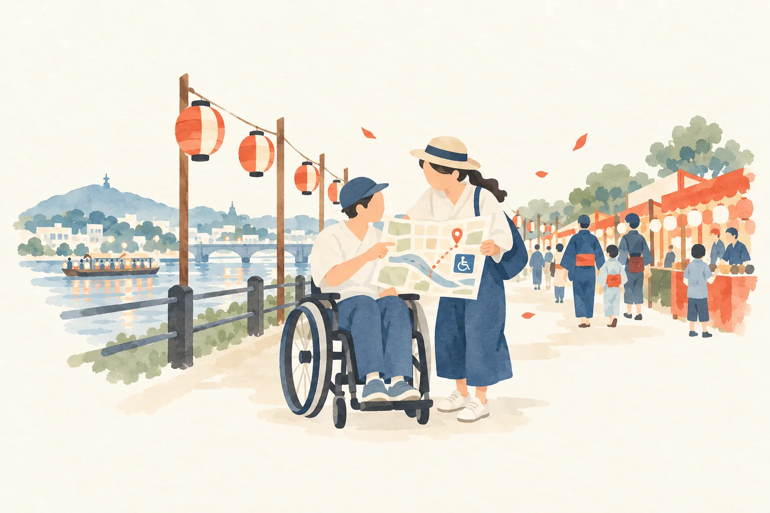 歩く距離を抑える祭り計画