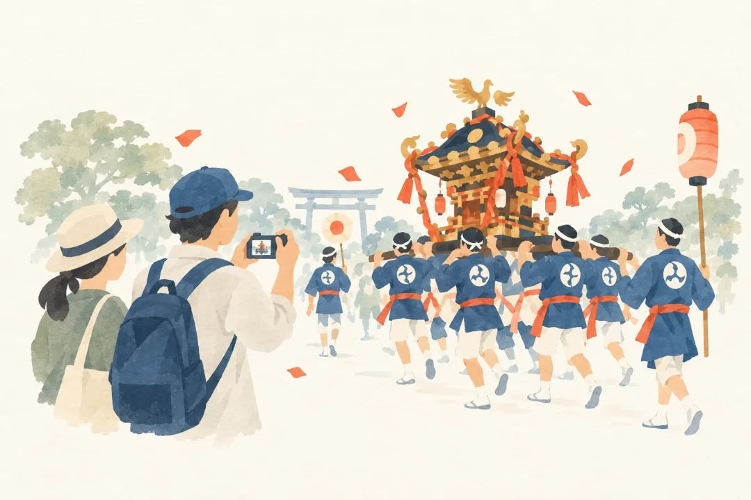 祭りの撮影マナー