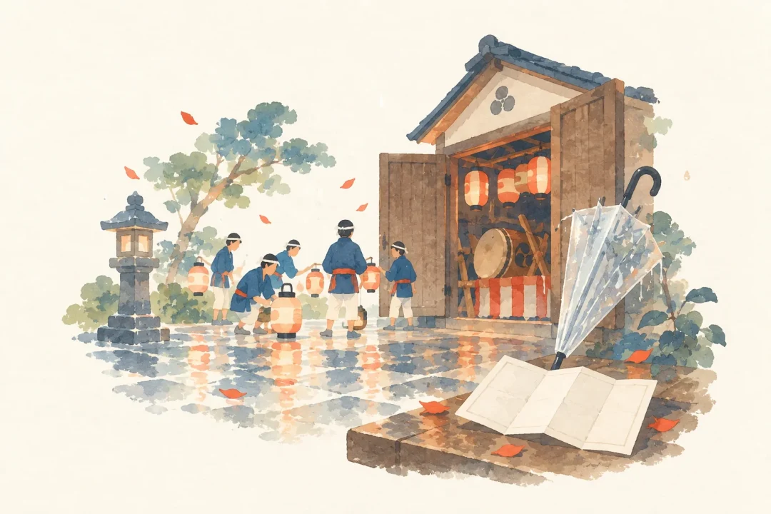 雨の日のお祭り計画
