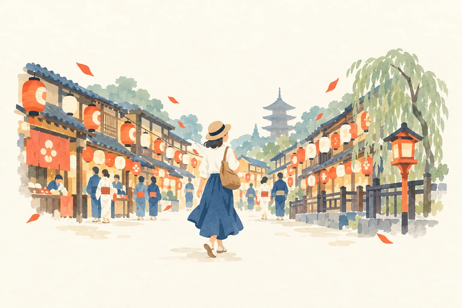ひとりで行くお祭り