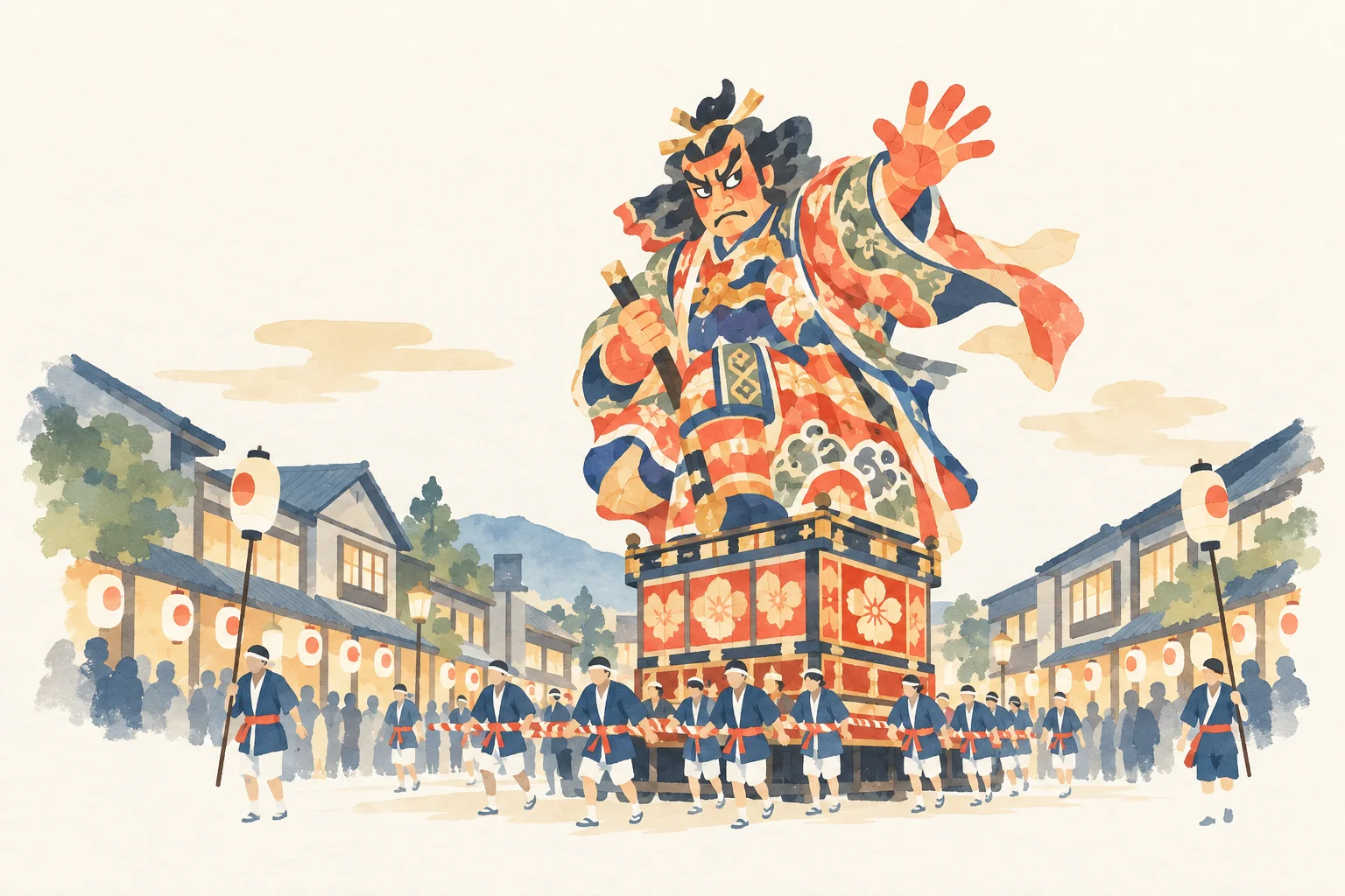 五所川原立佞武多の高さと町