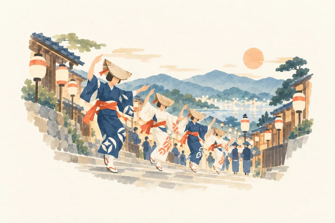北陸の踊りと灯り