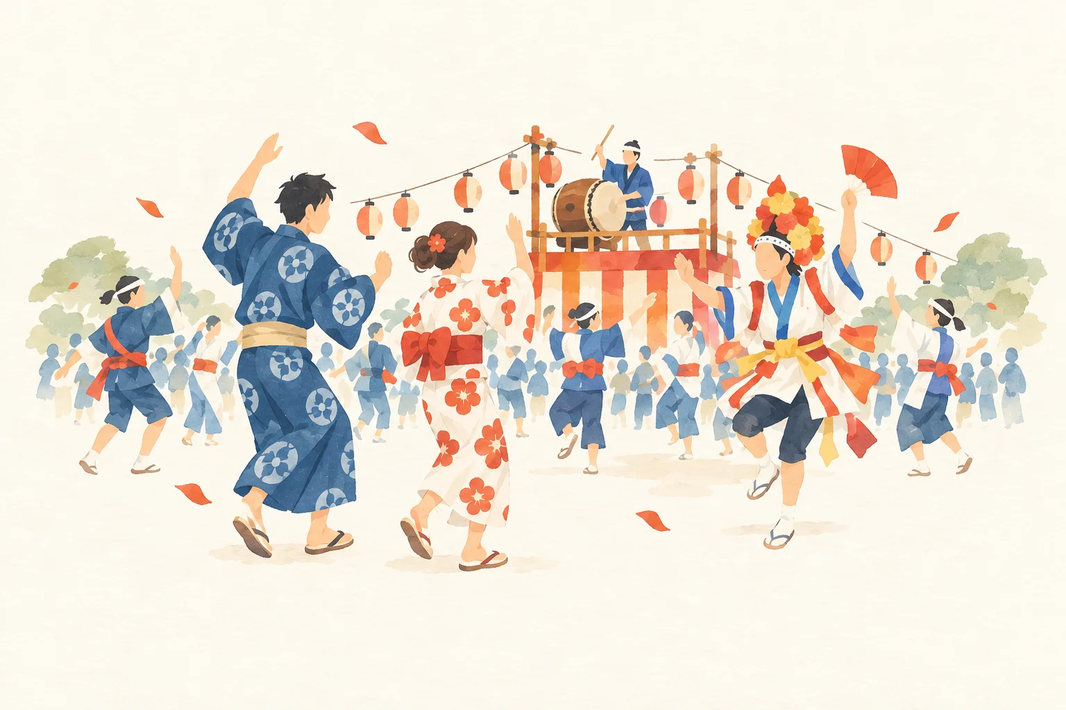 観光客も参加できる祭り