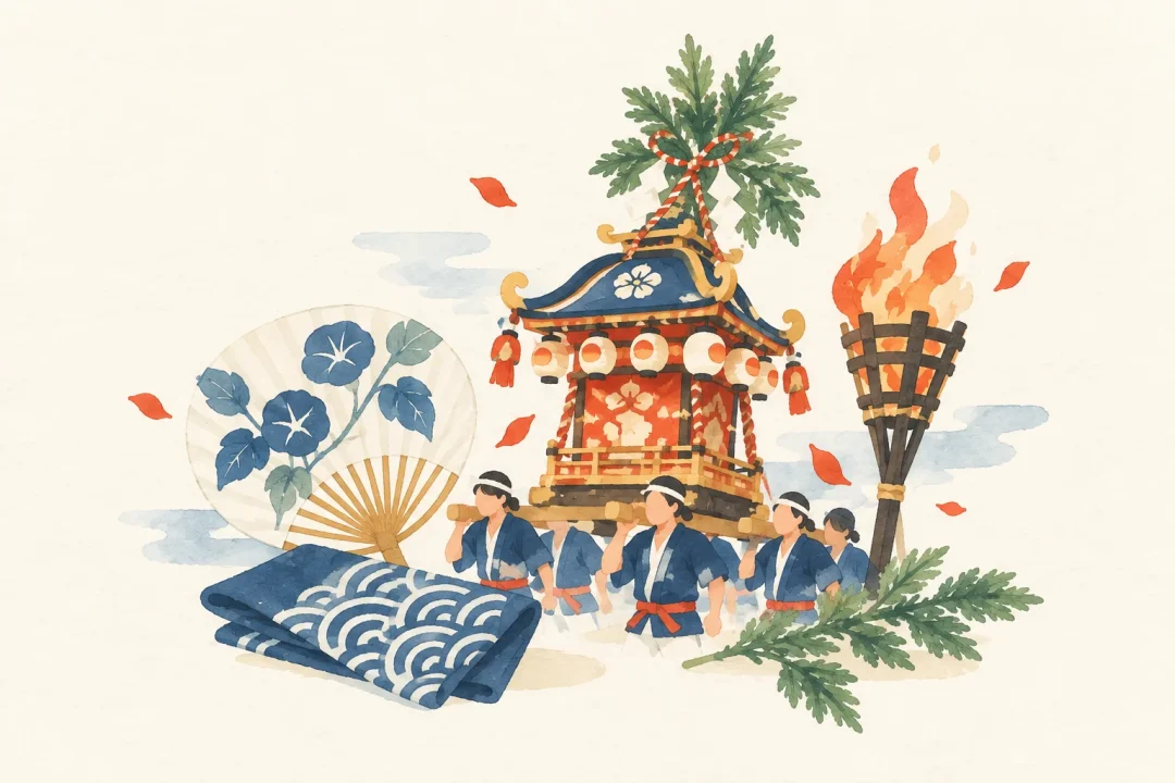 7月の祭り旅行