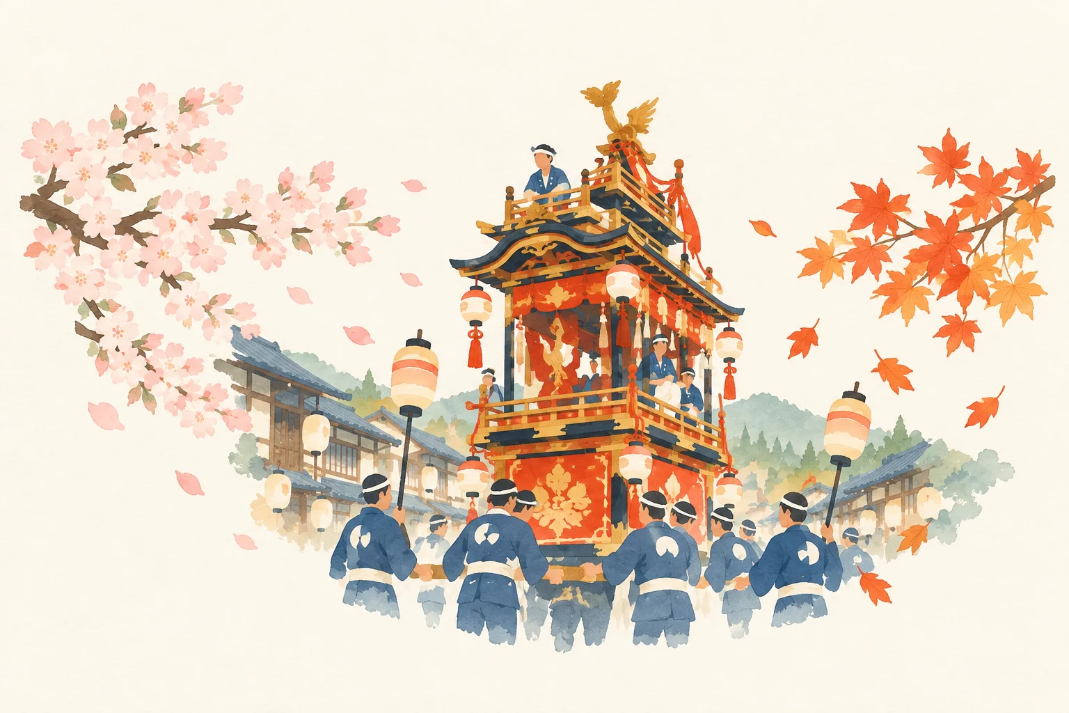 春と秋の高山祭