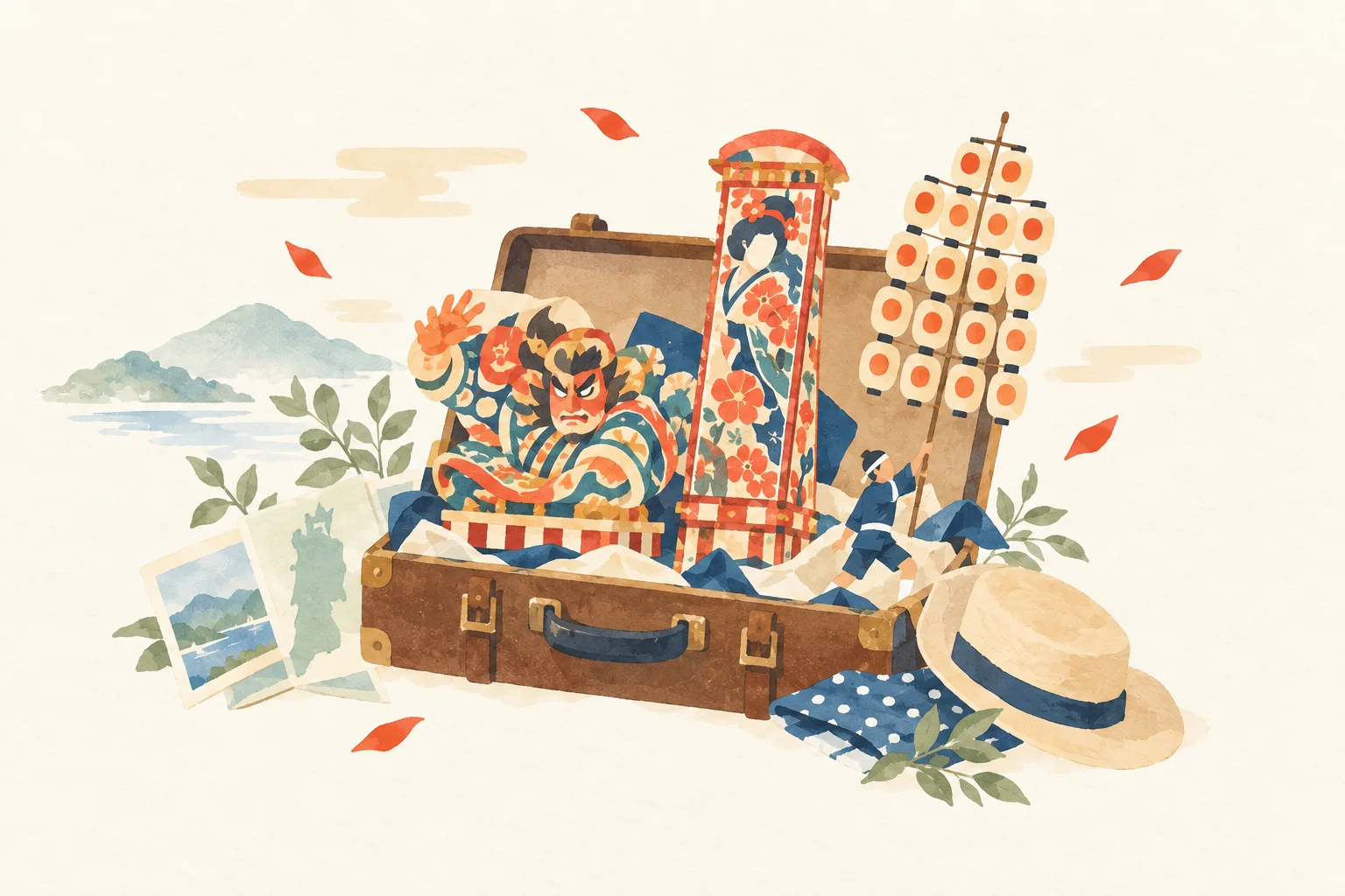 東北の夏祭りの旅