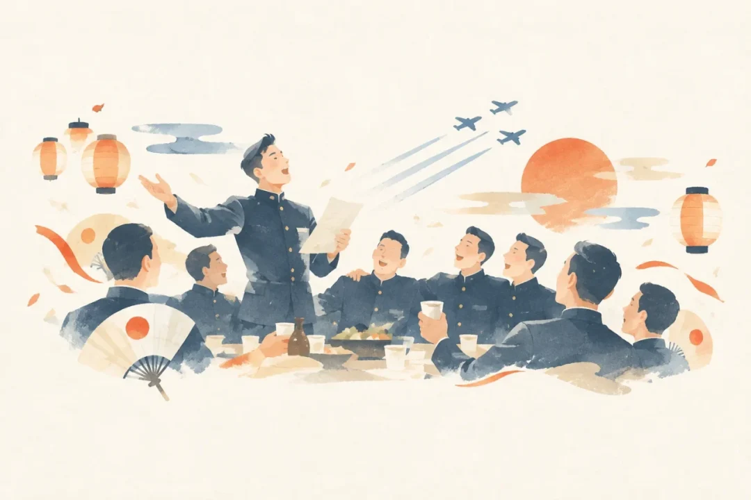 航空百日祭をテーマにした祭りのイメージ