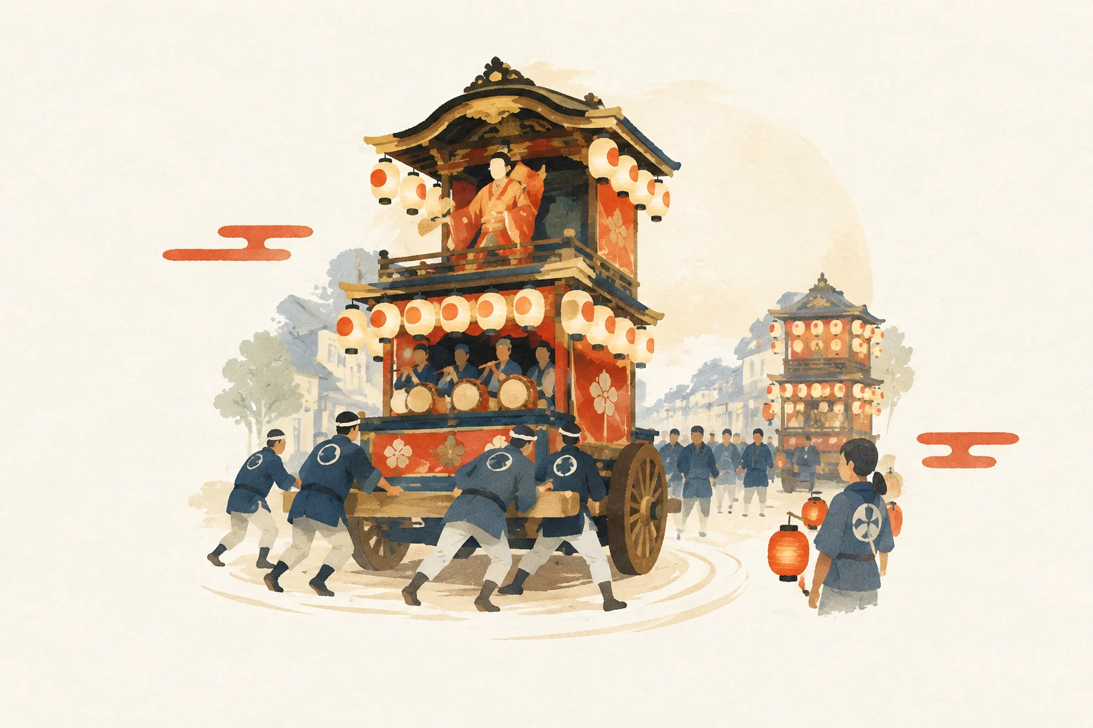 A festival-themed image inspired by the Owari Yokosuka Festival