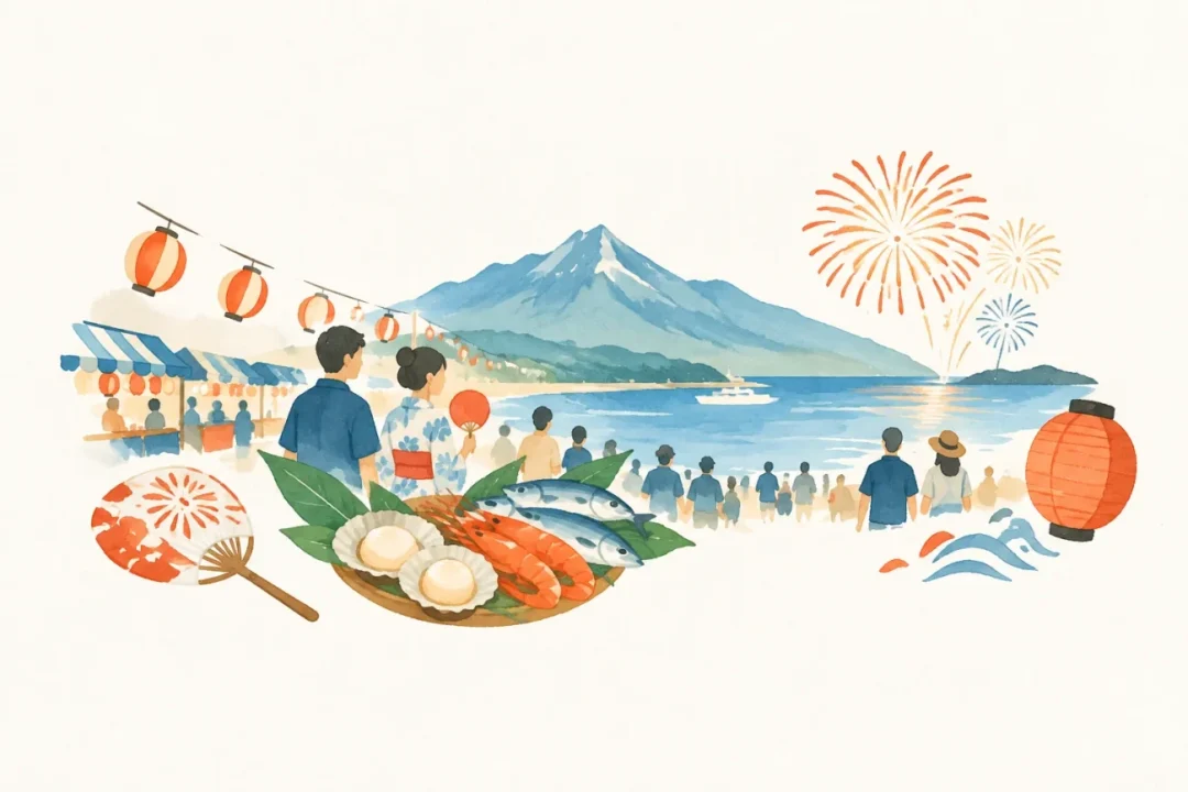 北海島まつりをテーマにした祭りのイメージ