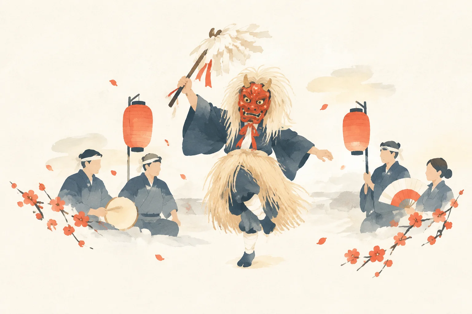 以豐橋花祭為主題的祭典意象
