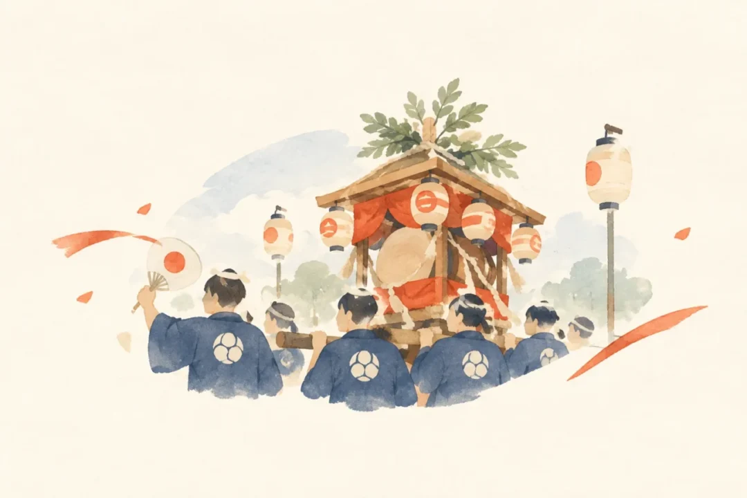 祇園祭(上新田)をテーマにした祭りのイメージ