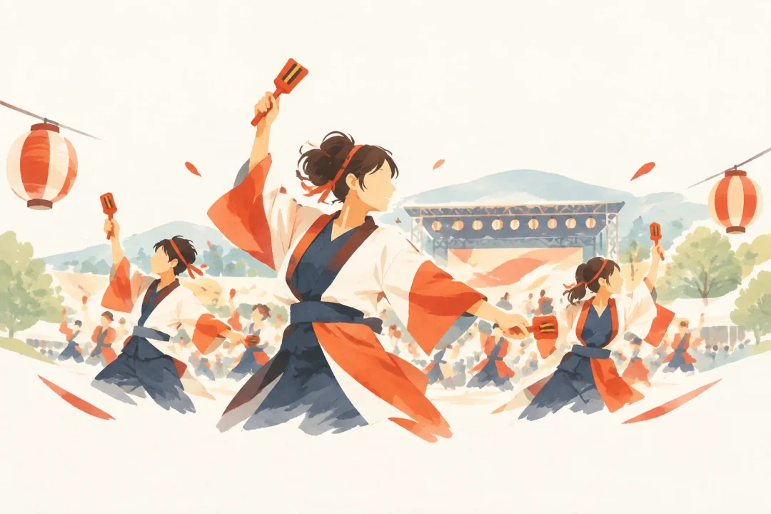 長浜あざいあっぱれ祭りをテーマにした祭りのイメージ