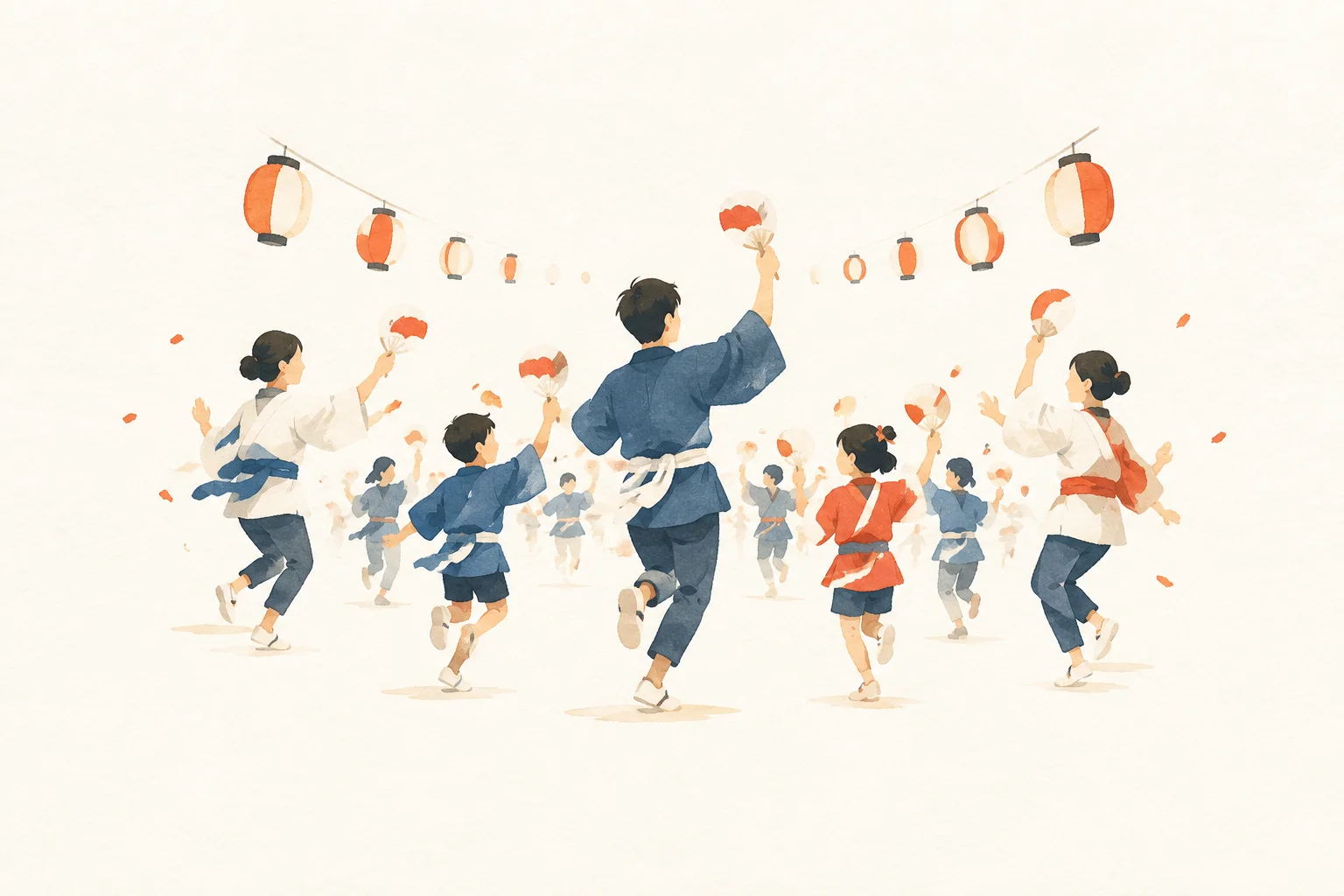 Festival-themed image of the Fukuchiyama Dokkoise Festival
