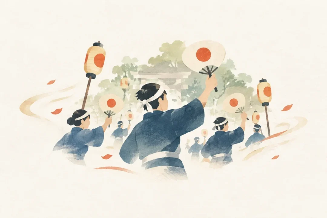 ニワマツリをテーマにした祭りのイメージ