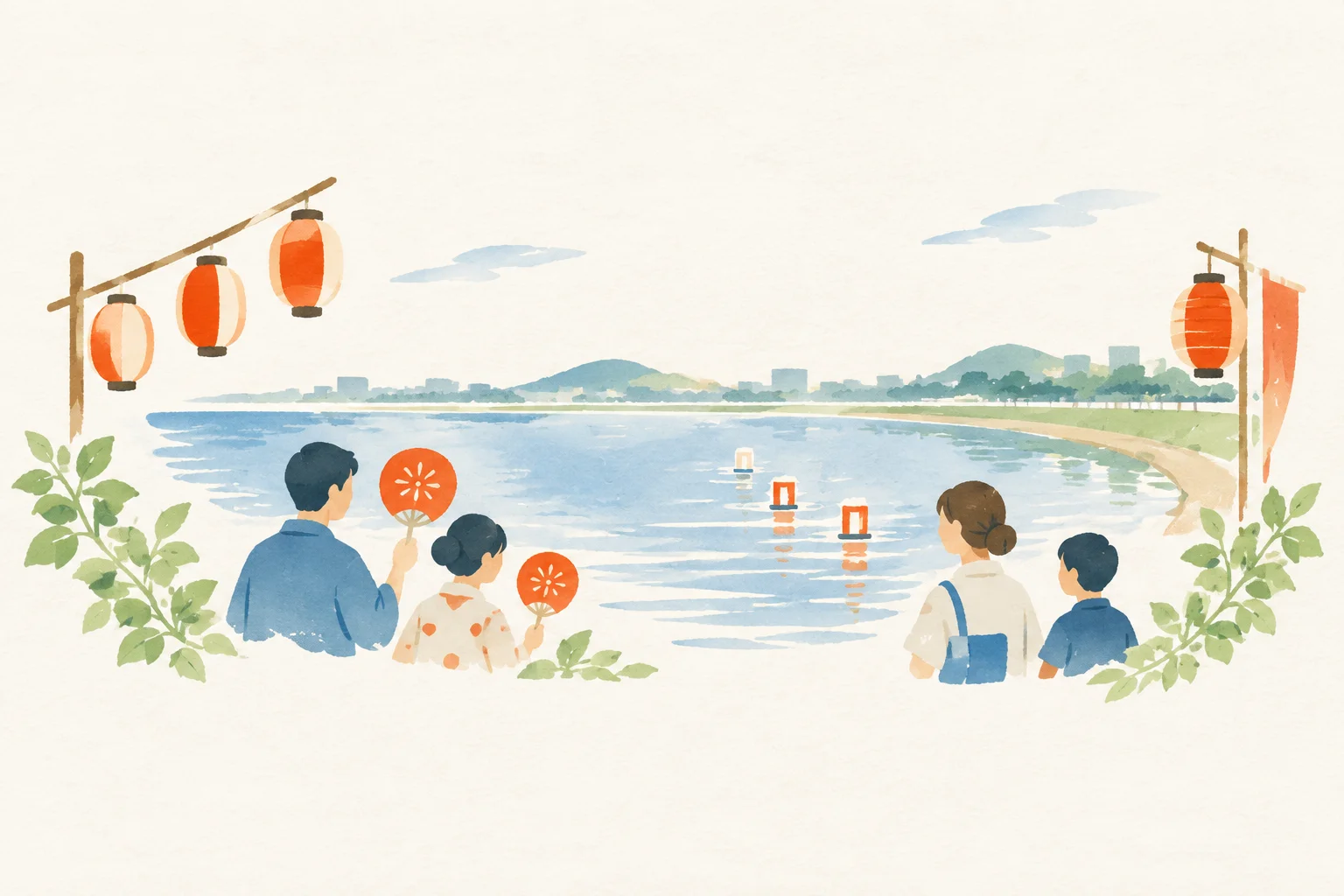 狭山池まつりをテーマにした祭りのイメージ