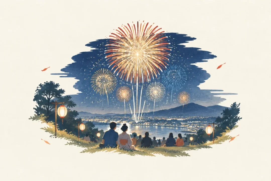 日本平まつりをテーマにした祭りのイメージ