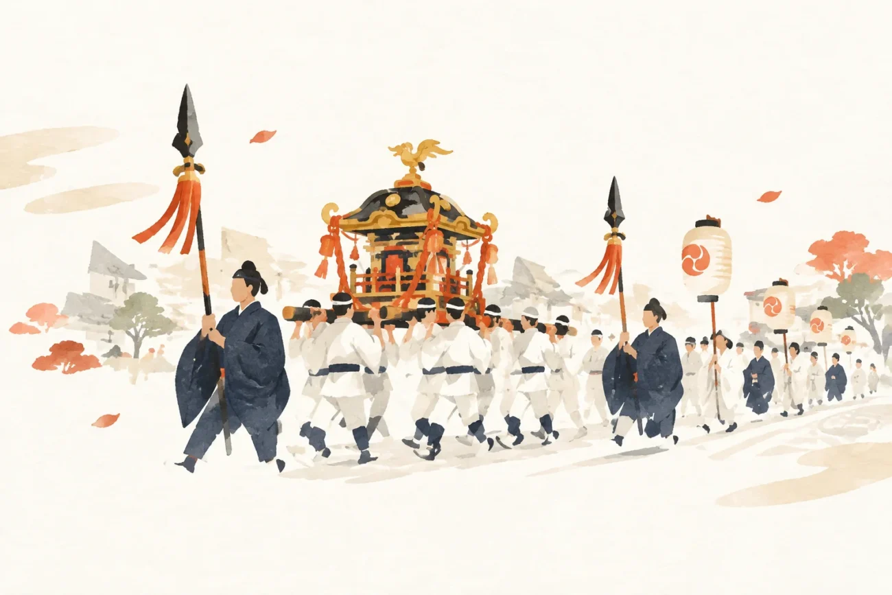 春日祭（京都市）をテーマにした祭りのイメージ