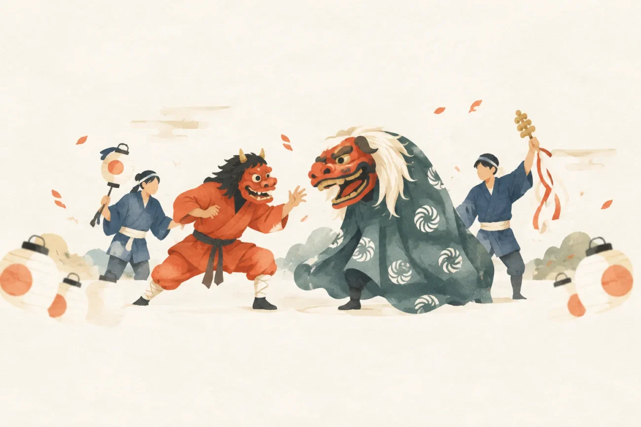 丹生祭をテーマにした祭りのイメージ