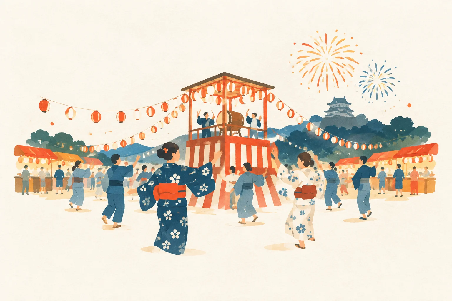 以丹篠祭为主题的祭典印象