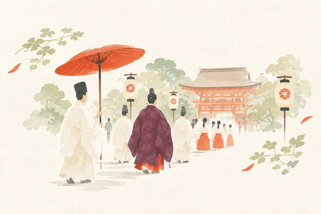 春日祭をテーマにした祭りのイメージ