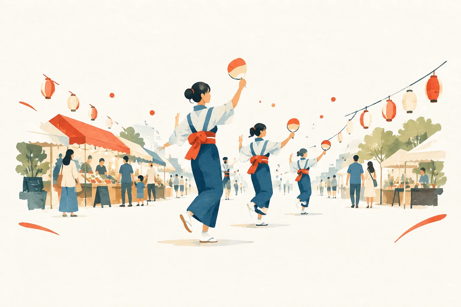 An image of a festival themed around Shinkawa City Festival