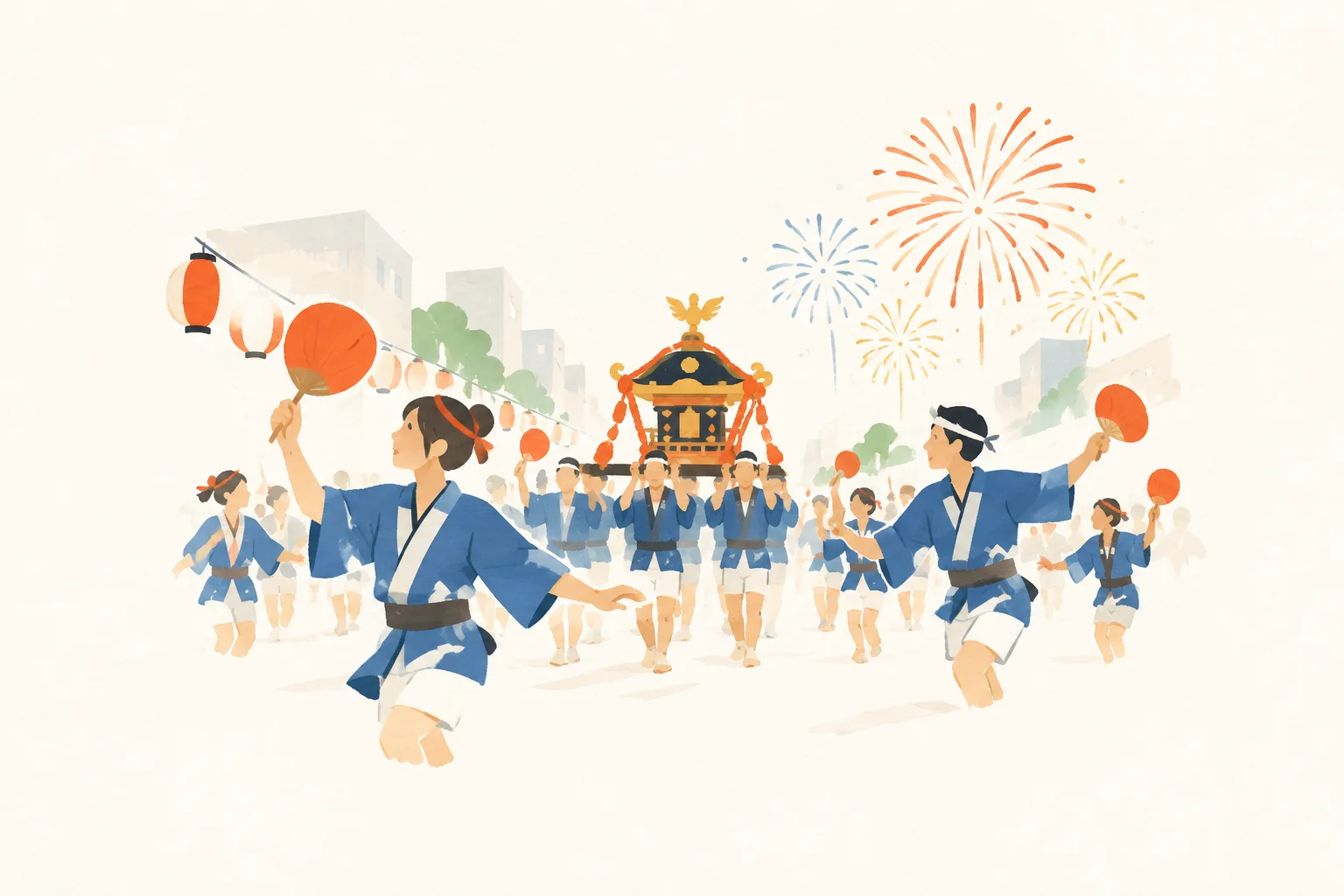佐賀城下栄の国まつりをテーマにした祭りのイメージ