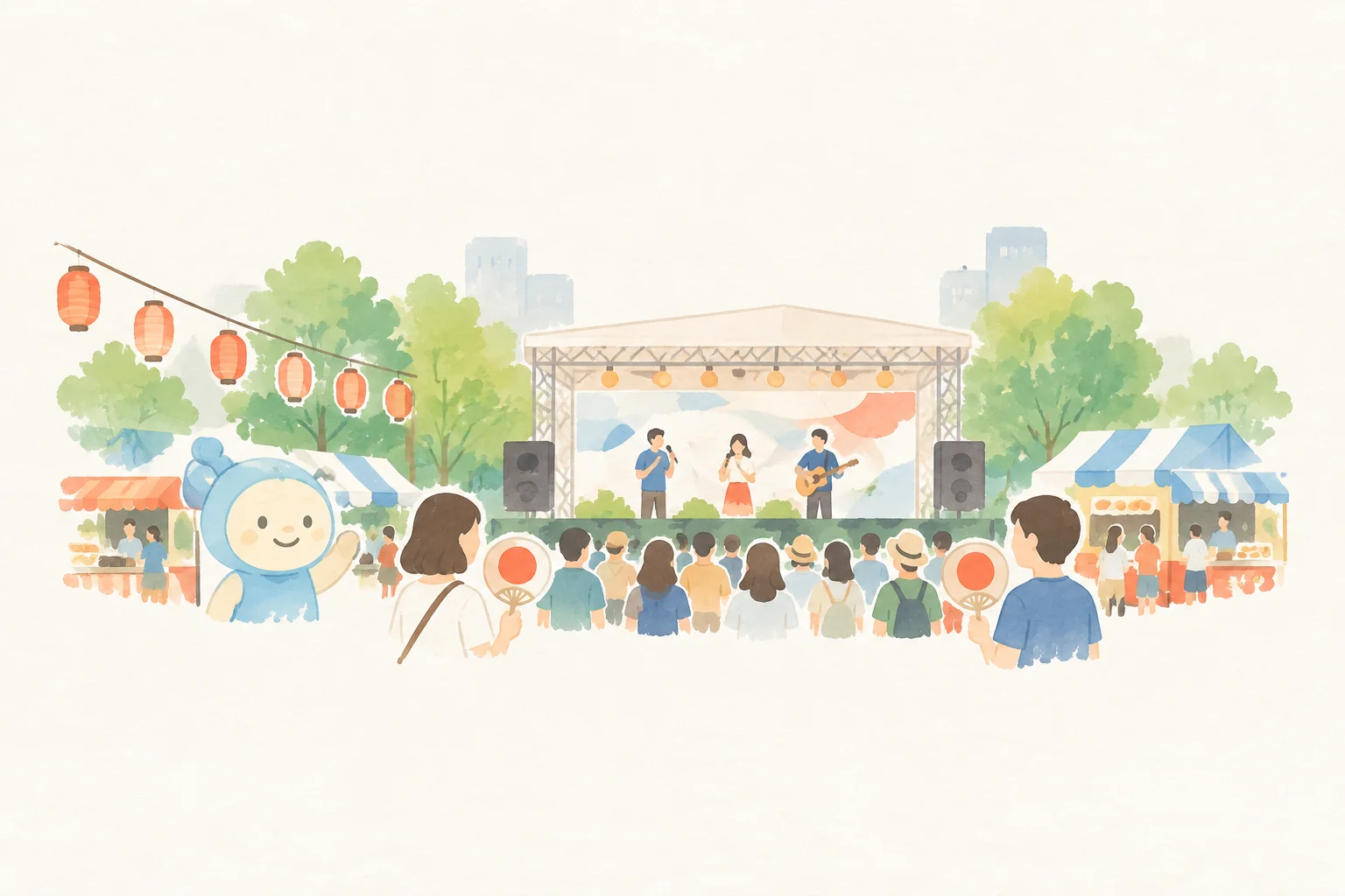 以KHB祭为主题的祭典示意图