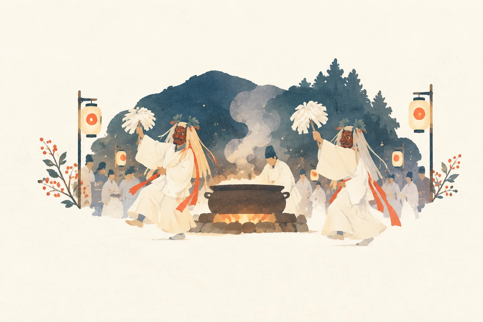 花祭をテーマにした祭りのイメージ