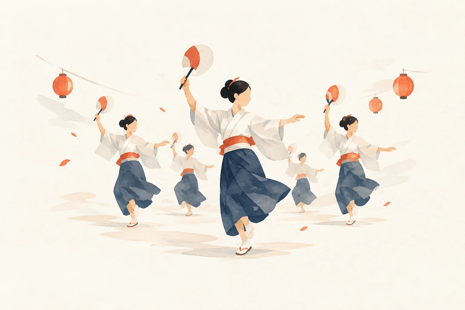 An image of a festival themed around the Omiya Odori