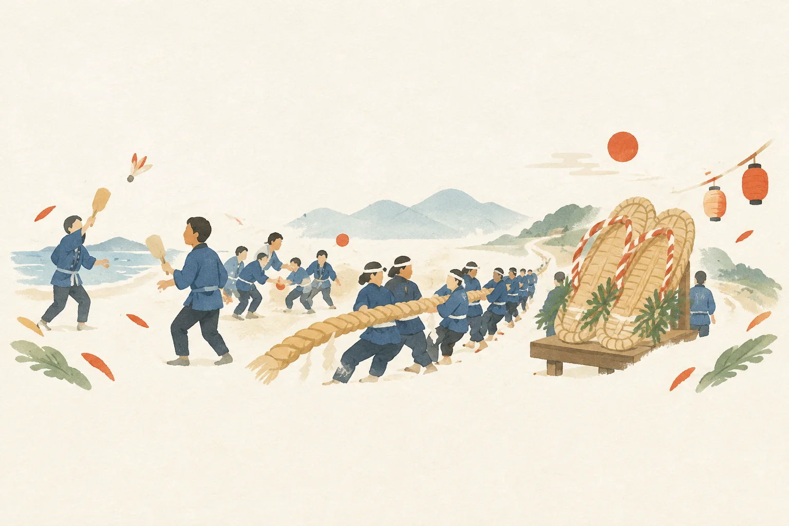 An image of a festival themed around the Shimo-Sakiyama Hetomato event