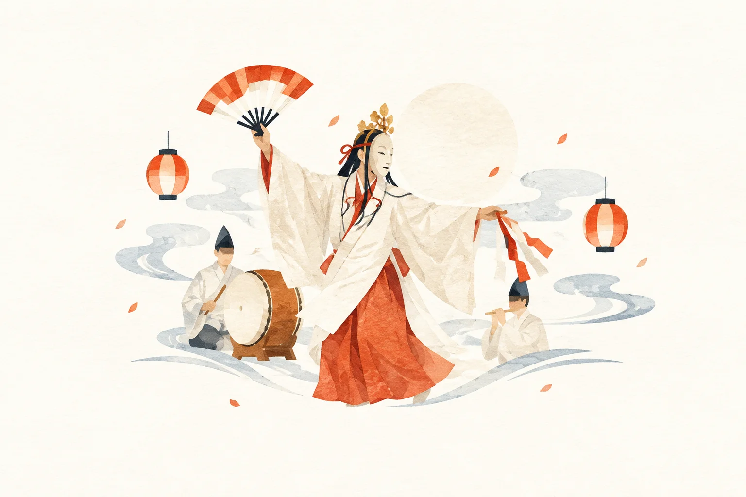以平戶神樂為主題的祭典意象