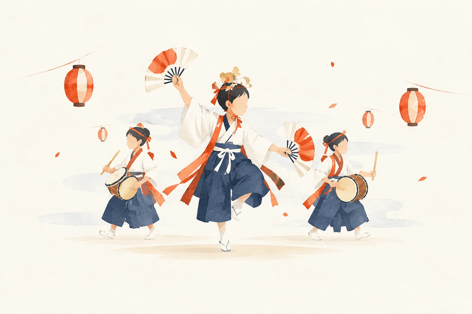 Festival image themed around the Soga Ujigami Shrine Kami-odori
