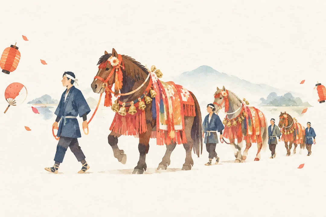 チャグチャグ馬コをテーマにした祭りのイメージ