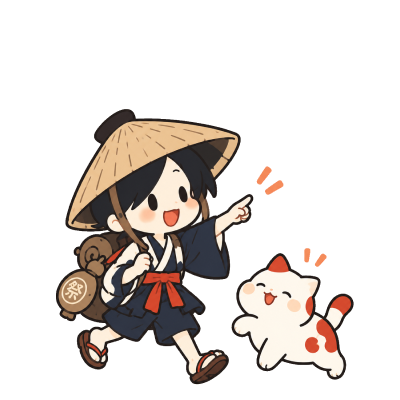 おもしろまつり.jpのキャラクターたちのイラスト